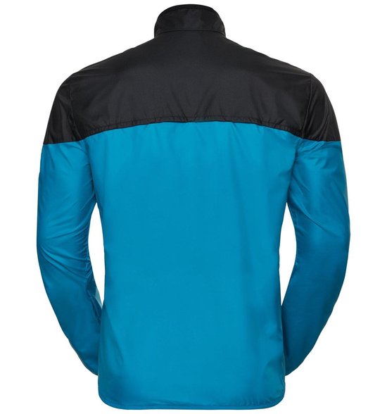 Odlo Jacket Core Light Hardloopjas Heren Blue Jewel Black Odlo Jacket Core Light Hardloopjas Heren Blue Jewel Black