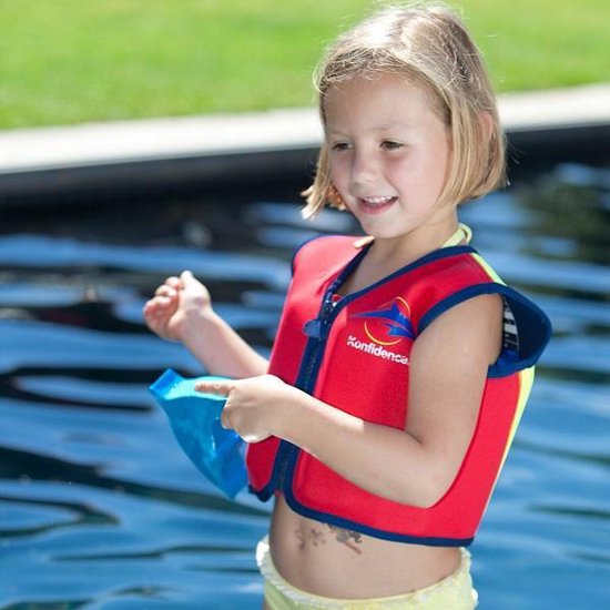 Konfidence - Zwemvest/Drijfvest kind - Rood - 4-5 jaar / 20-25 kg