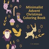 Minimalist Advent Christmas Coloring Book