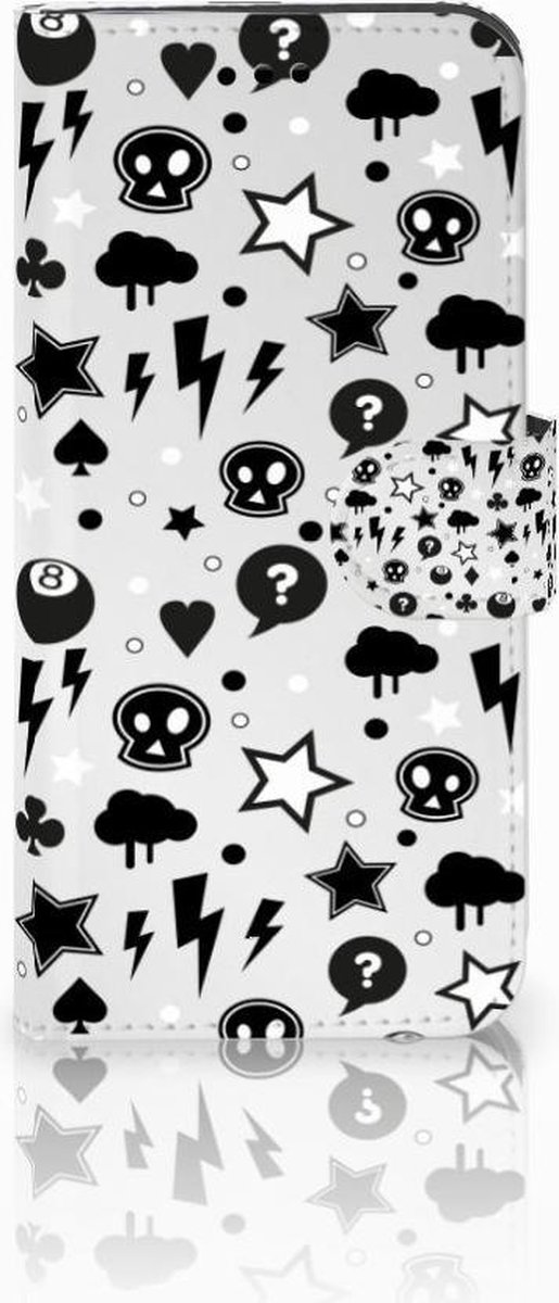 Telefoonhoesje met Naam Huawei P10 Lite Silver Punk