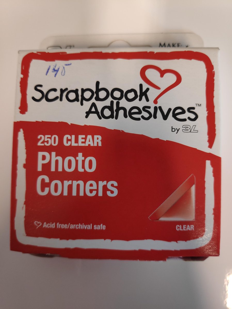 3L Fotohoekjes Clear 250 Stuks op rol