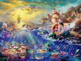 Ariel de Zeemeermin Lunar fall | Full Diamond Painting 45x35cm rond.