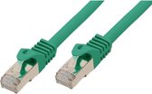 S-Impuls S/FTP CAT7 10 Gigabit netwerkkabel / groen - LSZH - 15 meter