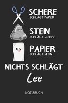 Nichts schl gt - Lee - Notizbuch