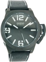 OOZOO Steel OS116 horloge - zwart-zwart -45mm
