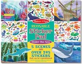Melissa & Doug groot herbruikbaar stickerboek met stickers Oceaan