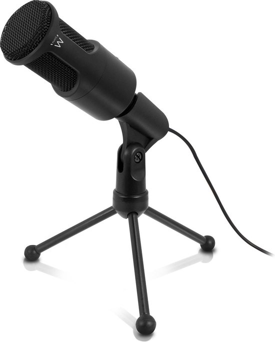effect Groet Schandelijk Ewent EW3552 Multimedia microfoon met noise cancelling - Plug & Play -  Bedraad - Zwart | bol.com