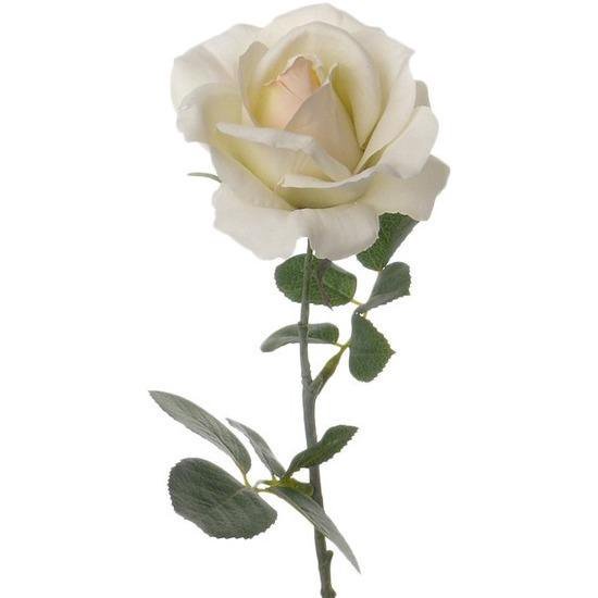 12x Creme witte rozen/roos kunstbloemen 37 cm - Kunstbloemen boeketten |  bol.com