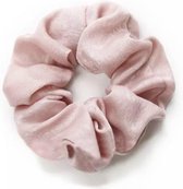 Jumalu scrunchie zijde haarwokkel haarelastiekjes - roze - 1 stuk