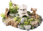 Aquariumdecoratie Chinese tuin 22,6x14,5x12,1