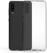 Shop4 - Samsung Galaxy A50 Hoesje - Zachte Back Case Transparant