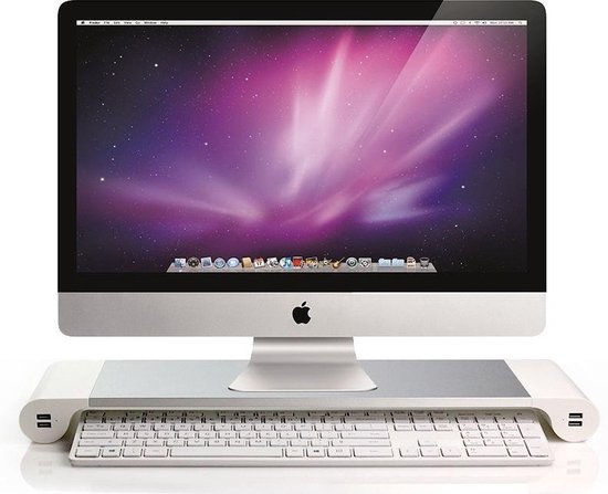 voorraad duidelijk Matron DrPhone Aluminium Laptop Standaard Stand Houder Laptop Houder Universeel  Macbook iMac... | bol.com