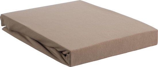 straal Egyptische Mevrouw Beddinghouse Jersey Stretch - Topper Hoeslaken - 70 x 200 cm - Taupe |  bol.com