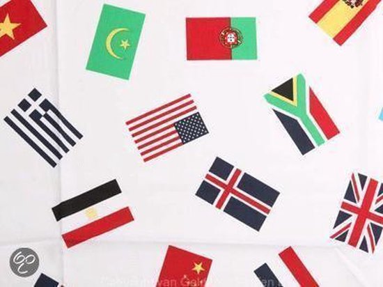 Decoratie stof landen vlaggen per meter bol.com