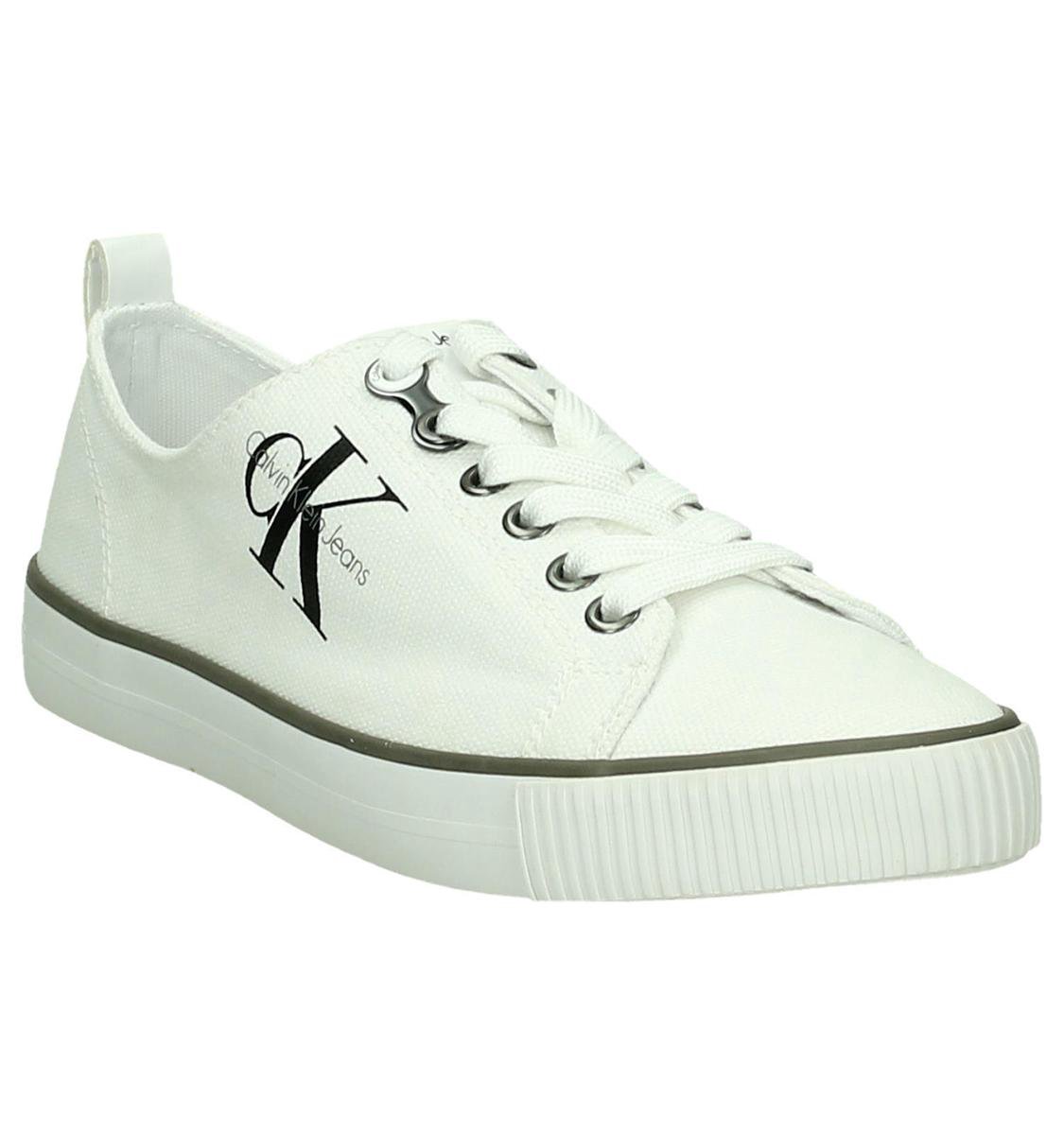 calvin klein dora canvas trainers