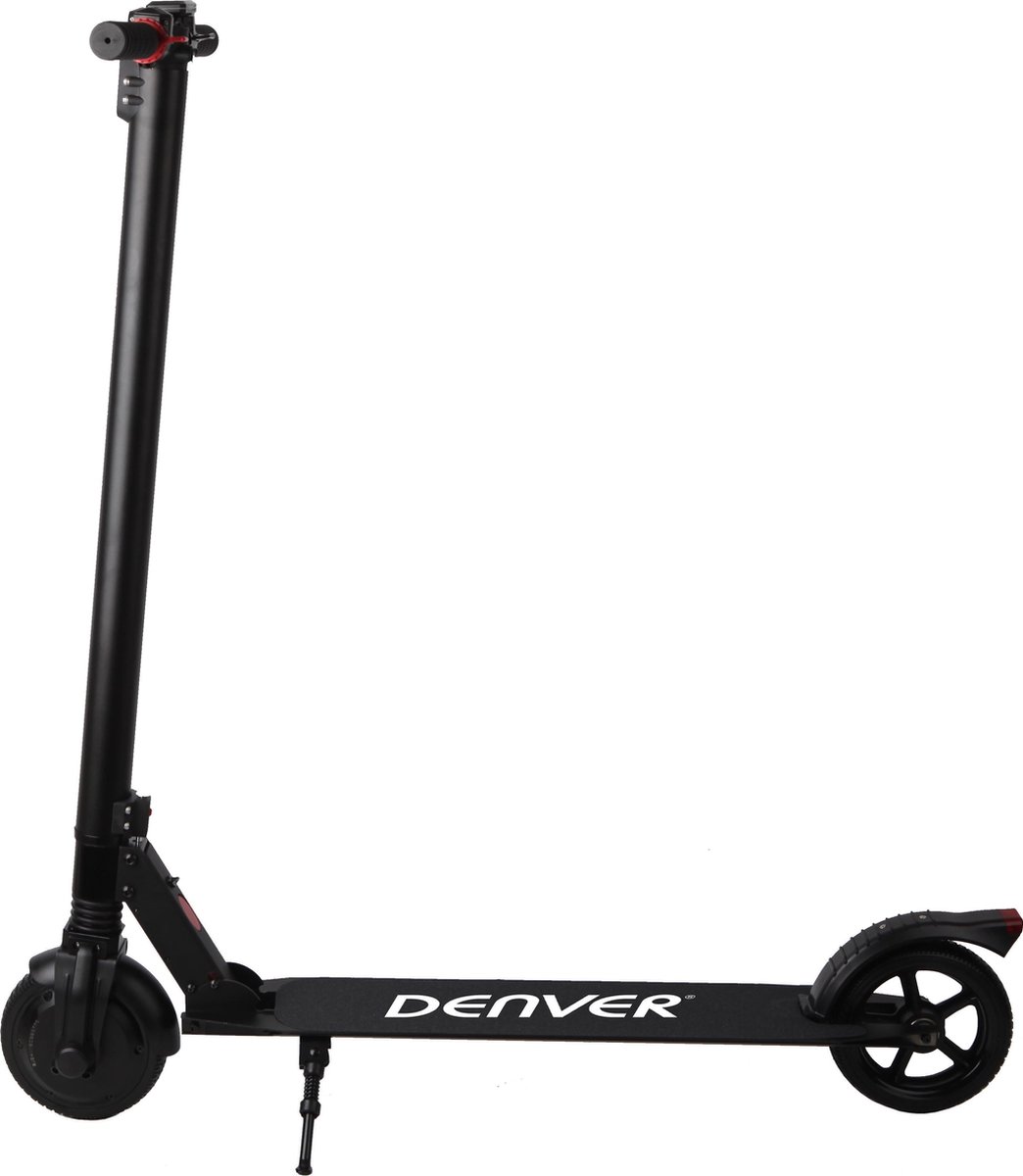 Denver SCO-65100 6.5"" banden Elektrische Step scooter Incl. Display Inklapbaar aluminium frame Zwart