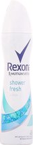 PROMO 5 stuks Rexona SHOWER FRESH - deodorant - spray 200 ml