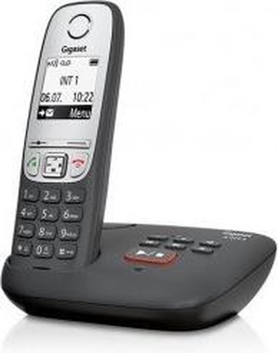 Huistelefoon S280 Dect Senioren Telefoon Voor De Vaste Lijn Zwart Met Blokkeren Ongewenste Beller En Nummerweergave Plus Verlicht Display