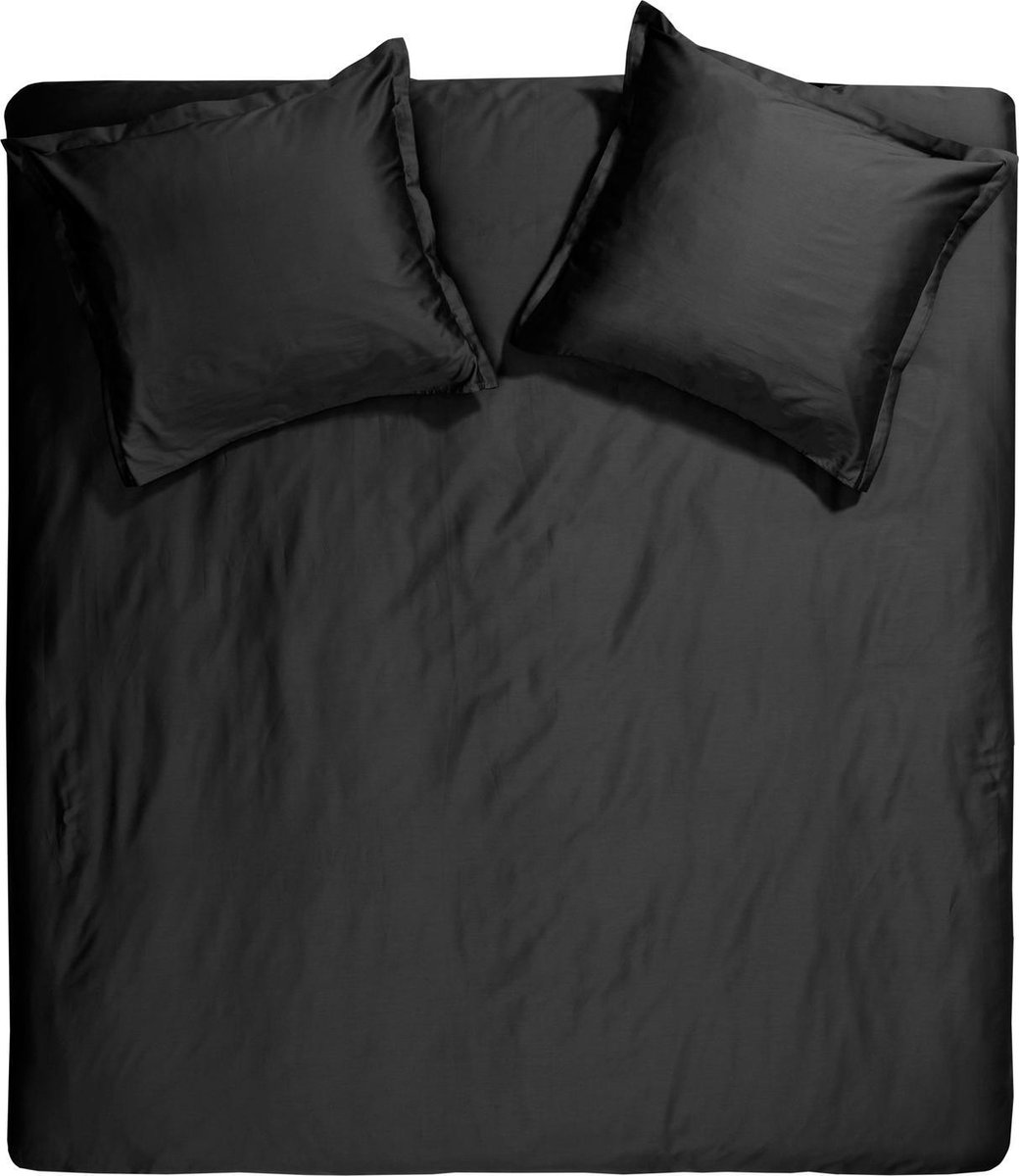Cinderella Sundays Dekbedovertrek - Extra breed - Satijn - 260x200/220 cm - Zwart