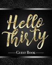 Hello Thirty Guest Book