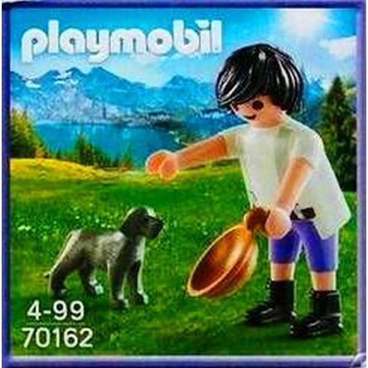 Playmobil 70162 Milka boerenknecht met hond