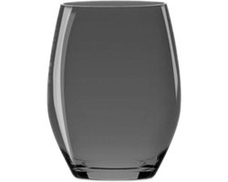 Italesse Longdrink & waterglas Vertical Party Color Pro zwart transparant