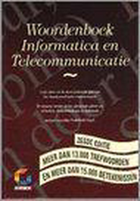 Woordenboek Informatica En Telecommunicatie - cover