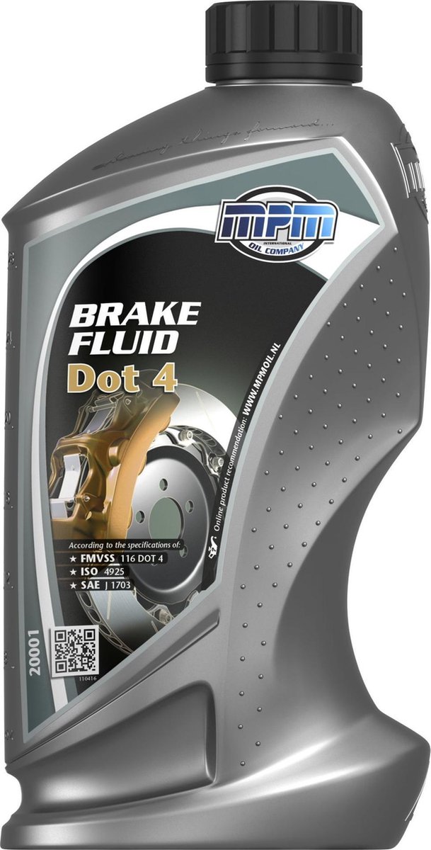 Brake Fluid DOT 4 productinformatie. - Vatoil