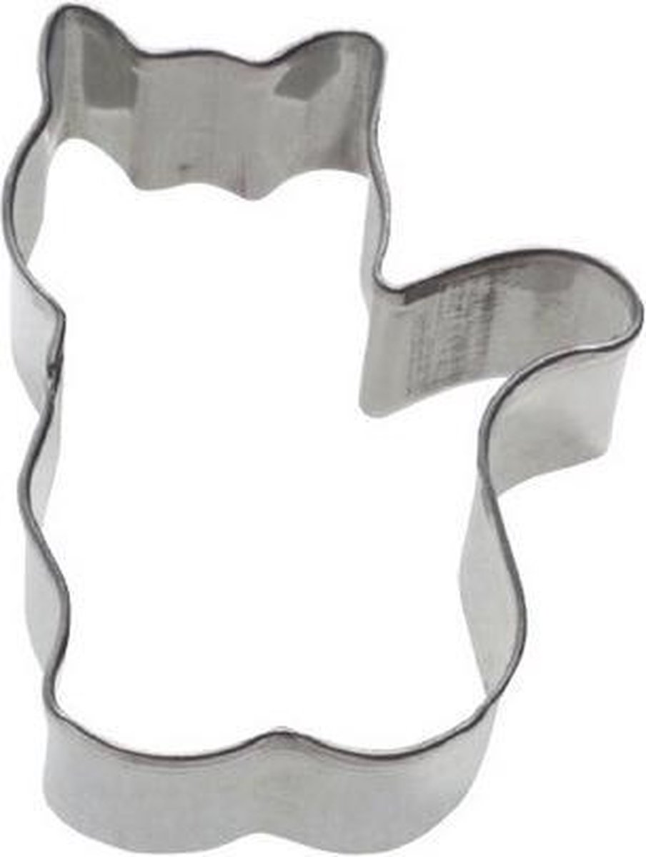 Westmark uitsteekvorm uit rvs kat 5x4x2.2cm