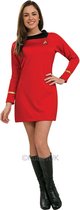 Deluxe Uhura Star Trek™ kostuum voor vrouwen - Verkleedkleding
