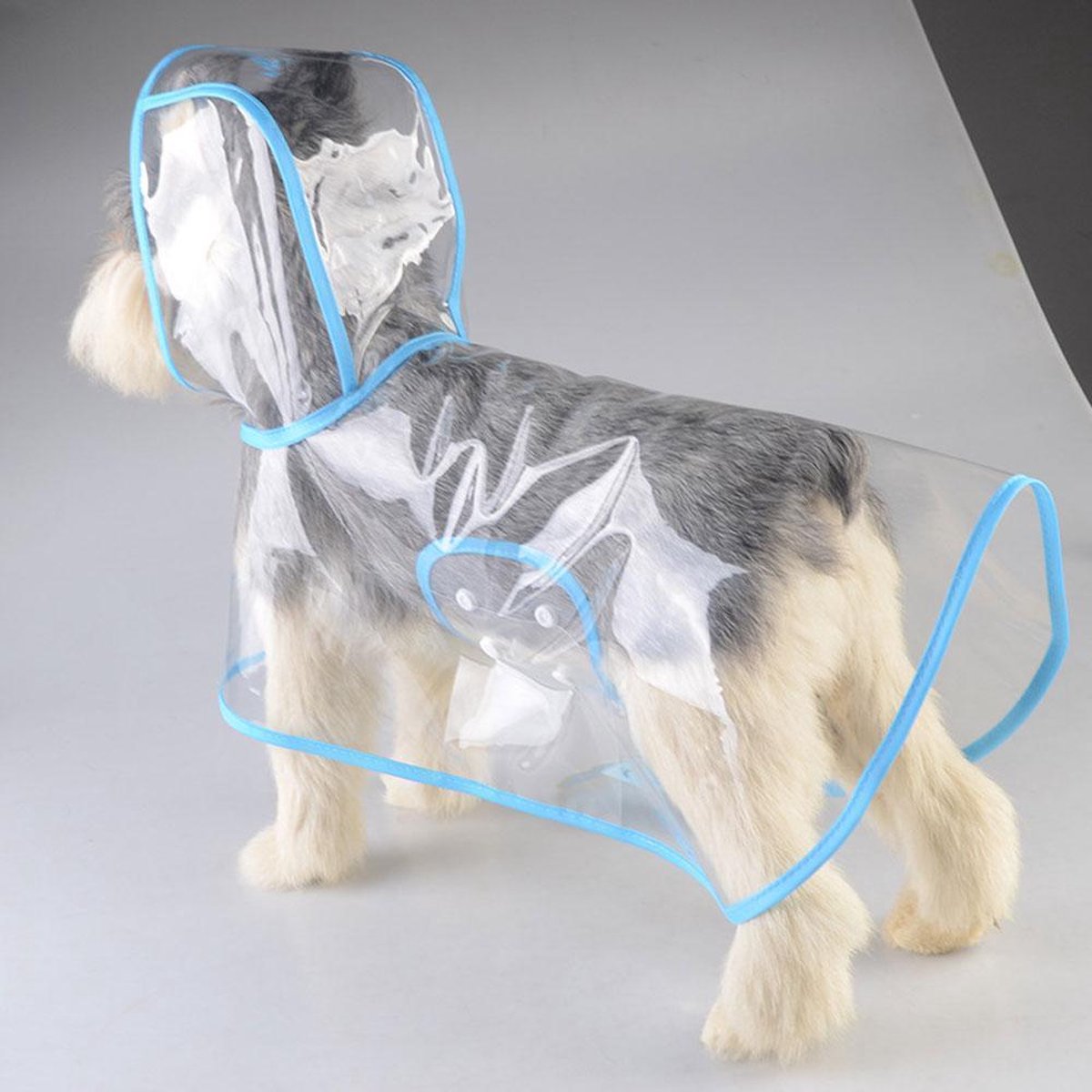 Bevestiging bijvoeglijk naamwoord machine Regenpak voor Honden Transparant Maat L - Windproof | bol.com
