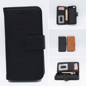 Apple Iphone 6/6S Bookcase Zwart Leer