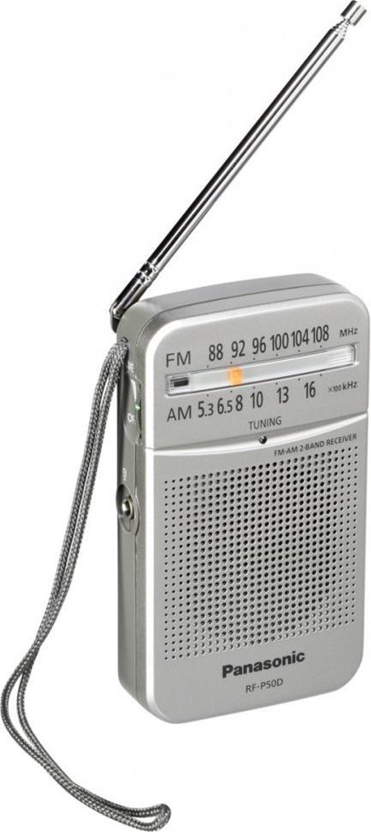 Panasonic RF-P50DEG Zakradio VHF (FM) Zilver — afbeelding 4