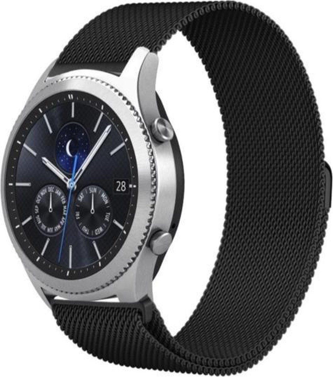 HIPFIT Milanees bandje - Samsung Gear S3 - Zwart