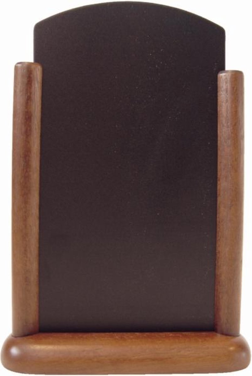 Tafel krijtbord 20x28 cm donker bruin Top