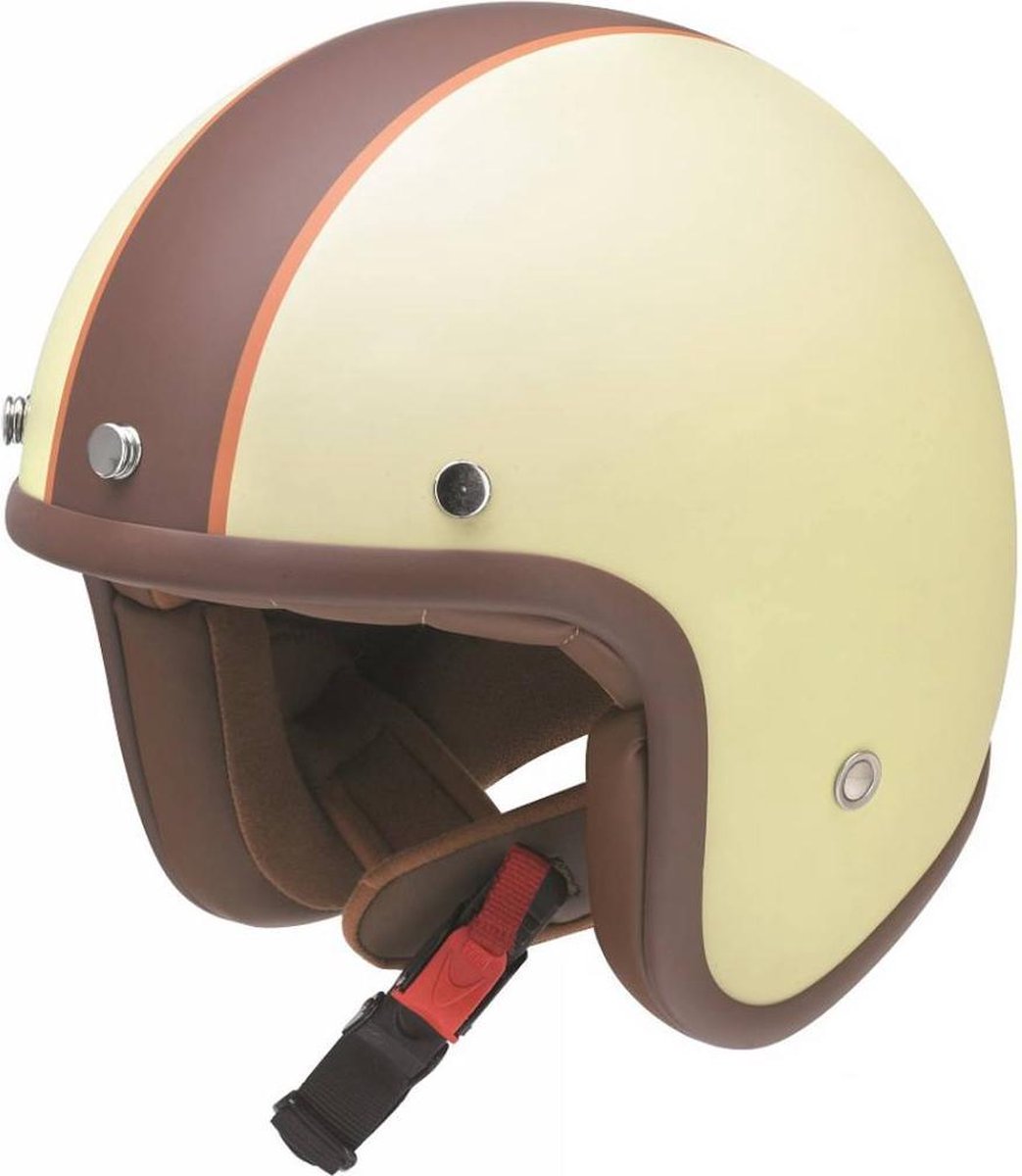 Redbike RB-752 retro jethelm vanilla maat XL