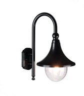Buiten wandlamp zwart 230v - Milaan