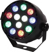 Ibiza Light - OPLAADBARE PAR CAN 12x3W 3-in-1 RGB LED