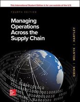 Class notes Supply Chain Management (2301)  Managing Oper Across Supply Chain 4e, ISBN: 9781260547634