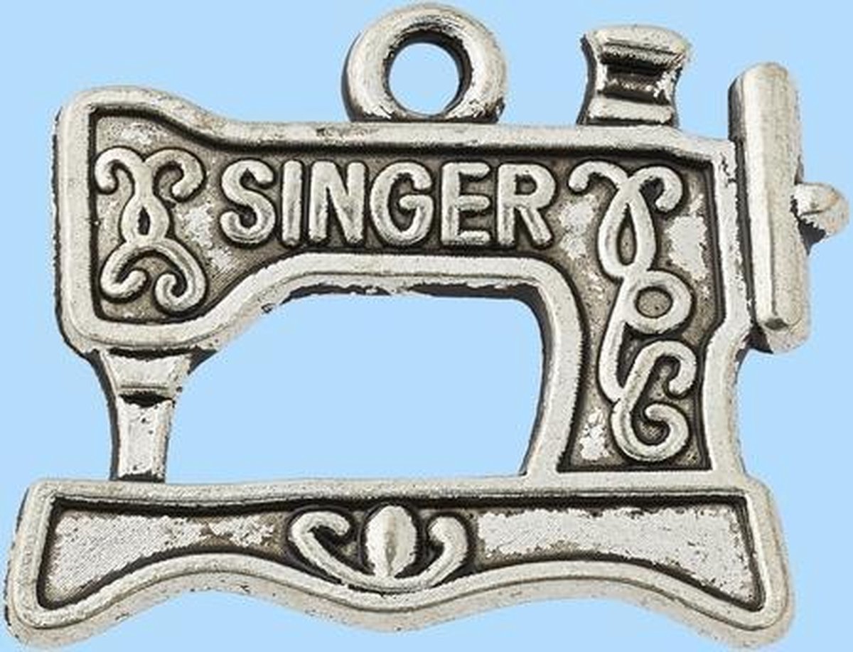 Hanger Naaimachine, ca. 1,9 cm, buidel met 3  stuks