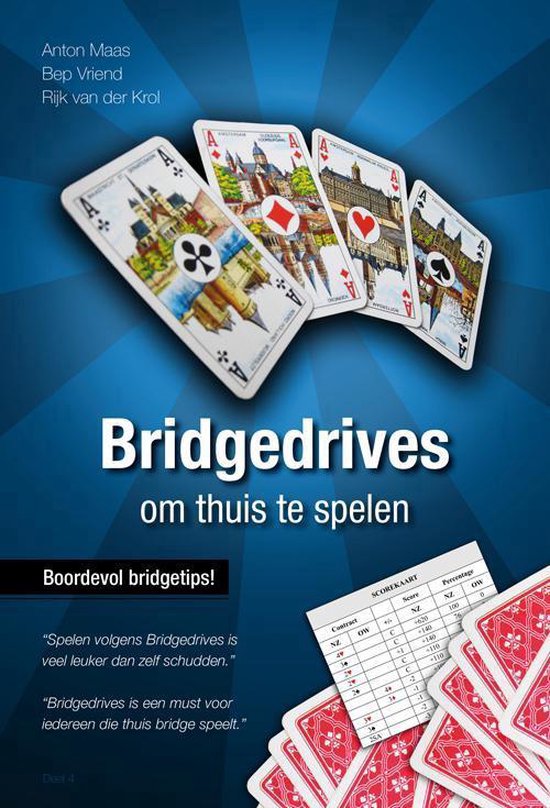 Cover van het boek 'Bridgedrives om thuis te spelen / 4' van Anton Maas