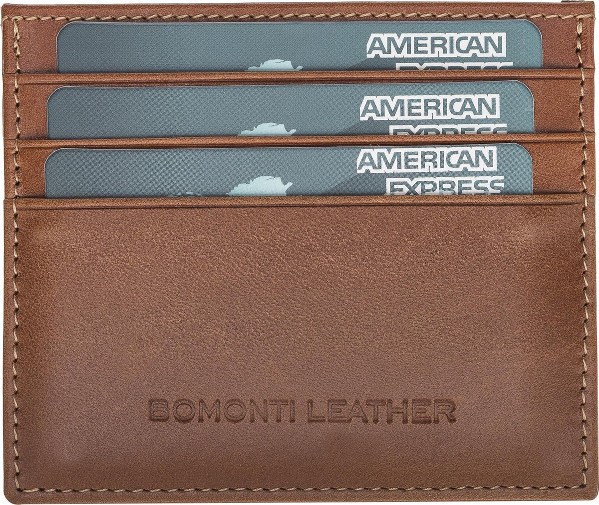 Bomonti™ - Cuardian Unisex Creditcardhouder - Brown-Amsterdam