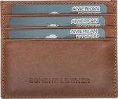 Bomonti Leather Cuardian Size null Porte-cartes de crédit unisexe Marron-Amsterdam