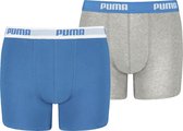 PUMA Boxershort Heren PUMA BASIC BOXER 2P - Blue / Grey