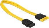DeLOCK 83949 SATA-kabel 0,2 m Geel SATA 7-pin