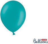 """Strong Ballonnen 12cm, Pastel Lagoon blauw (1 zakje met 100 stuks)"""