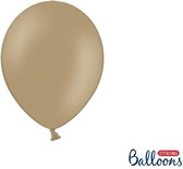 """Strong Ballonnen 23cm, Pastel Cappuccino (1 zakje met 100 stuks)"""