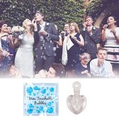 48 Stuks - Bruiloft - Trouwerij Bellenblaas in hart vorm - Huwelijk mini Bellenblaas - Bellenblaas voor Bruiloft - Wedding