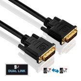 Dual Link DVI Kabel - DVI-D 1.0 Meter - PI4200-010 - Cable - Digital/Display/Video