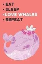 Eat Sleep Love Whales Repeat
